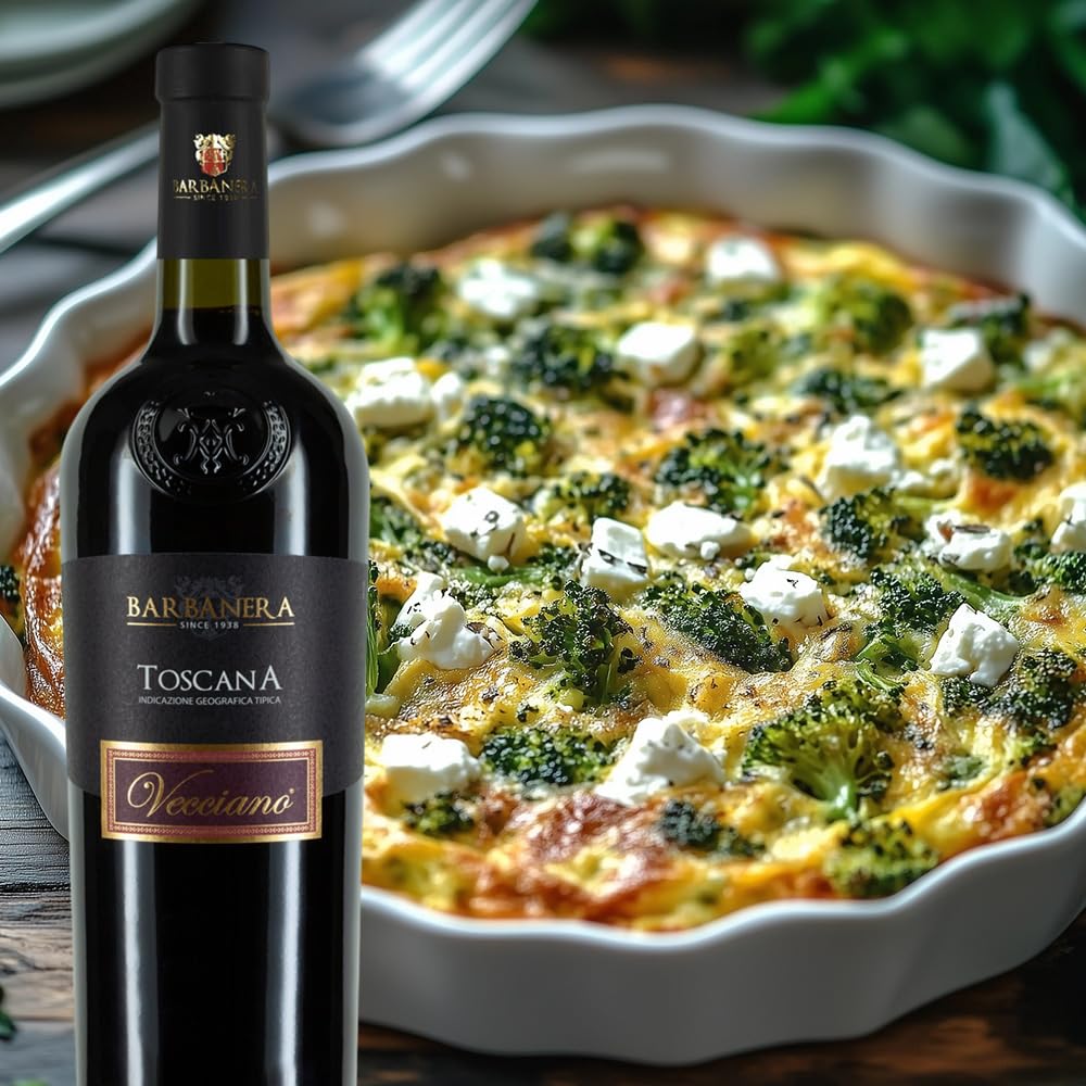 Barbanera Vecciano Toscana Rosso IGT, halbtrocken, sortenreines Weinpaket + VINOX Winecards (6x0,75l)