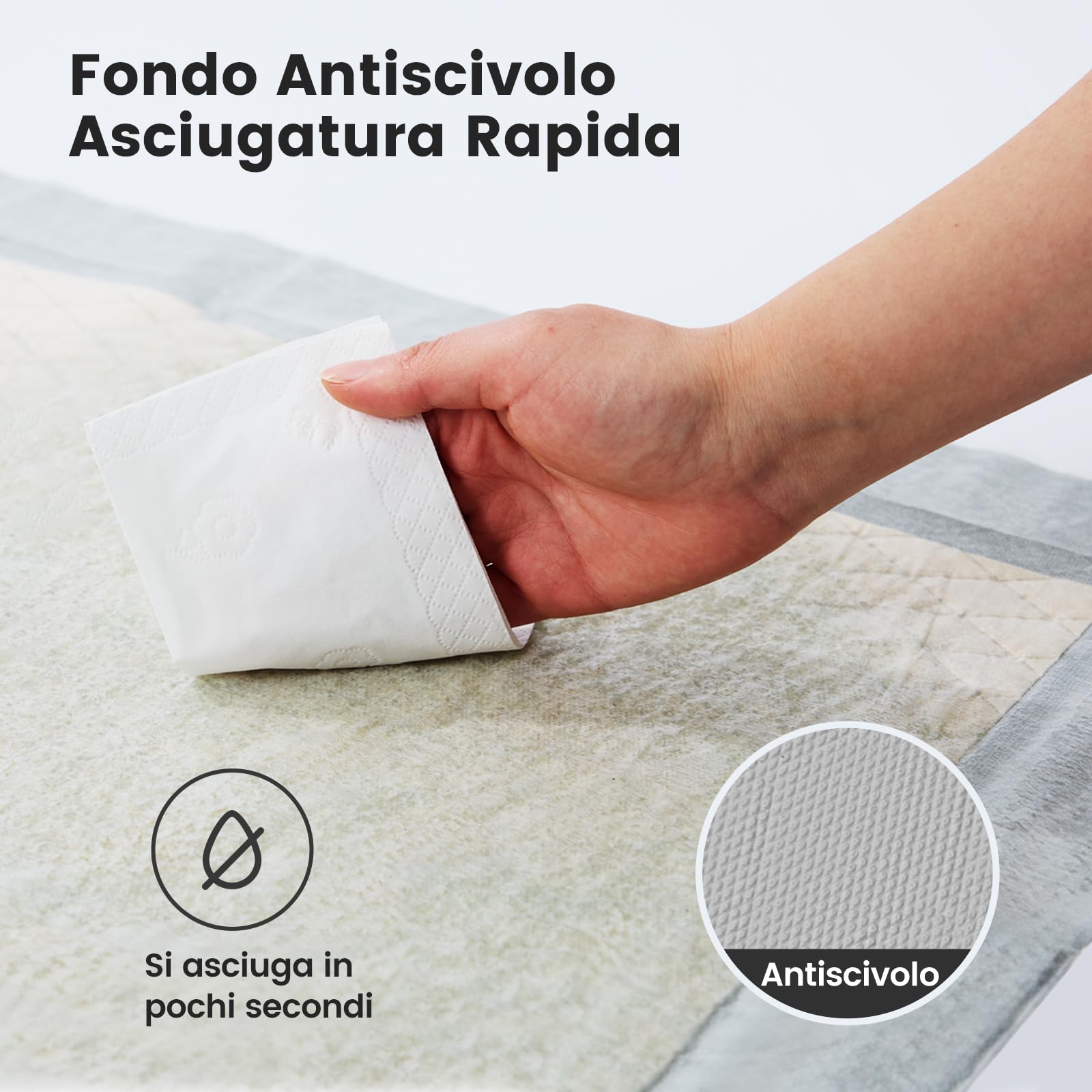 Gardner Pet Assorbenti per Cani Grandi 94x137 cm, Ultra Assorbenti e Anti-Perdite, Ideali per Divano, Letto, Auto e Pavimento, Pannolini per Addestramento, Adatti a Cani Grandi e Giganti - 25 Pezzi