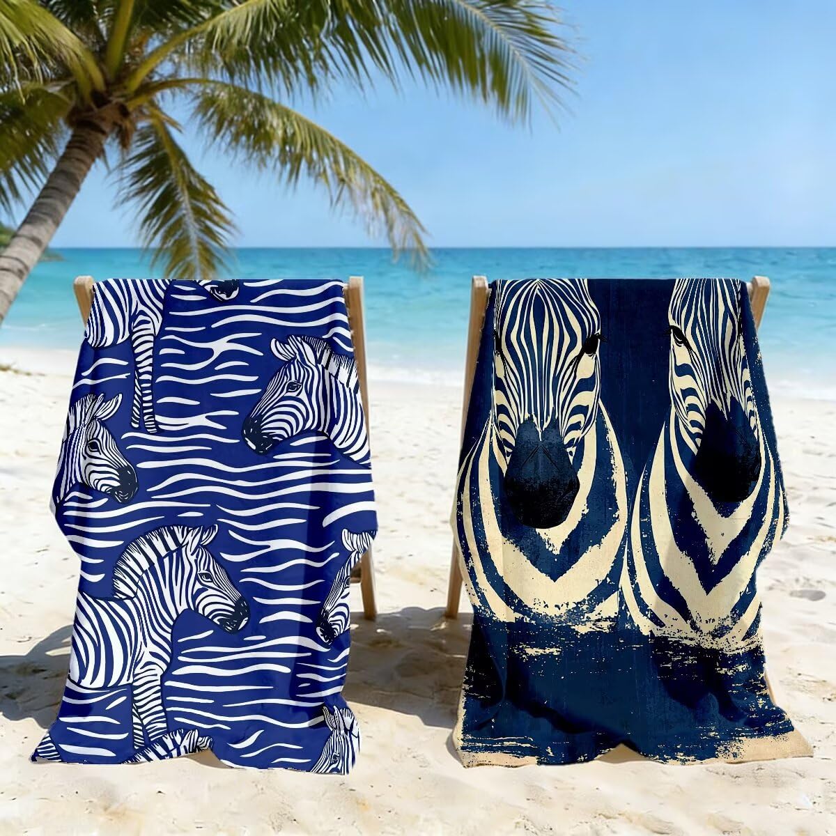 Ręcznik plażowy XXL 80 x 160 cm, zestaw 2 ręczników kąpielowych z mikrofibry, odporne na piasek ręczniki plażowe, szybkoschnące prześcieradło kąpielowe dla mężczyzn i kobiet, przenośne cienkie