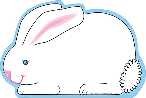 SHAPES ETC. Bloc de notas grande de conejo proyectos de manualidades inspiradas en aulaescuela, decoraciones de primaveraPascua y proyectos de