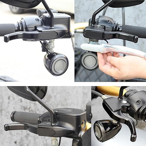 Miniatura 7 de Kit de palanca de control manual CNC de 3 dedos de 5.9 pulgadas, palancas de embrague de freno para Harley Softail Low Rider S Sport Glide Standard