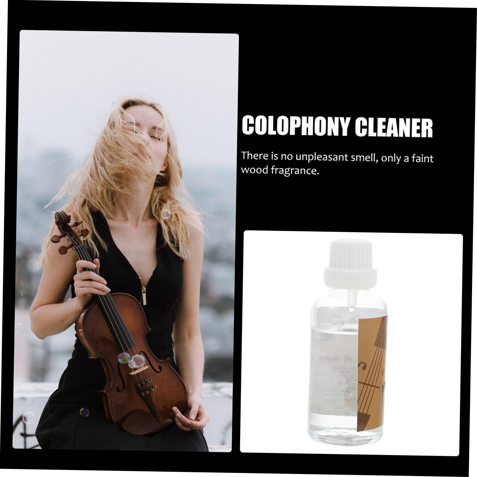 OFFSCH 2 Pcs Violin Cleaner Oil String Instrument Polish Fiddle Cleaning Kit Music Tool Violin Supply Supply