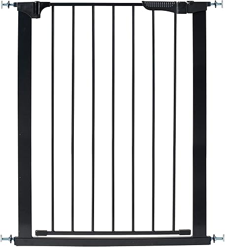 KidCo Puerta de presión Gateway para bebé, cierre automático, puerta de seguridad abierta - G1101, color negro