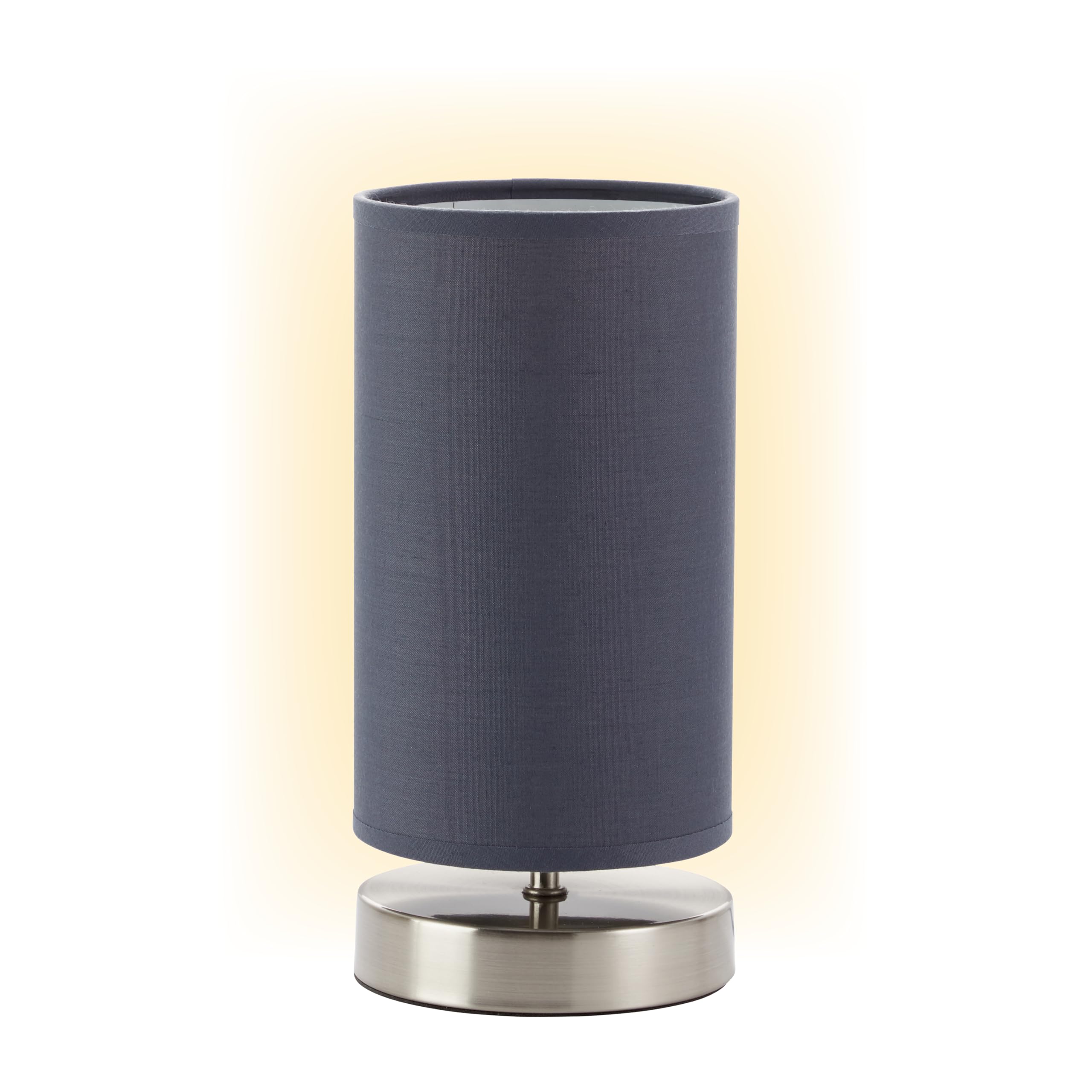 Brilliant Clarie Tischleuchte eisen/grau 13247/22, 12 x 12 x 25.5 cm