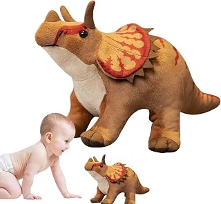 pelúcia realista | Almofada bonecos pelúcia dinossauro fofo | Brinquedo fazenda macio realístico 39,9 cm, pelúcia ecológica, presente pelúcia macio