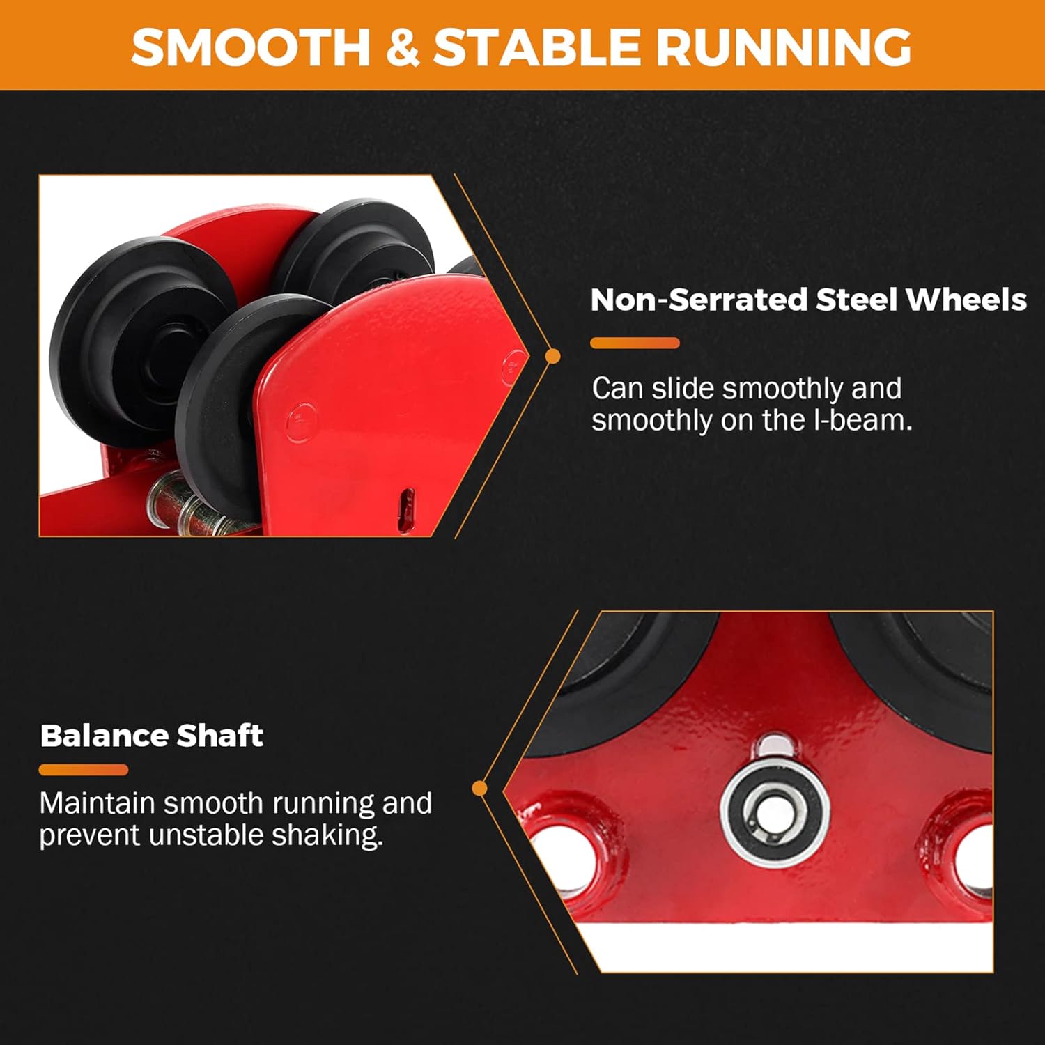 Buy BEAMNOVA Electric Hoist Manual Trolley for 2.684.33 in IBeam 1