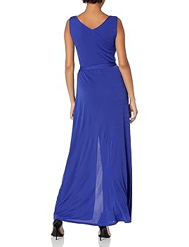 BCBGMax Azria Women's Mae Maxi Dress with Front and Back V
