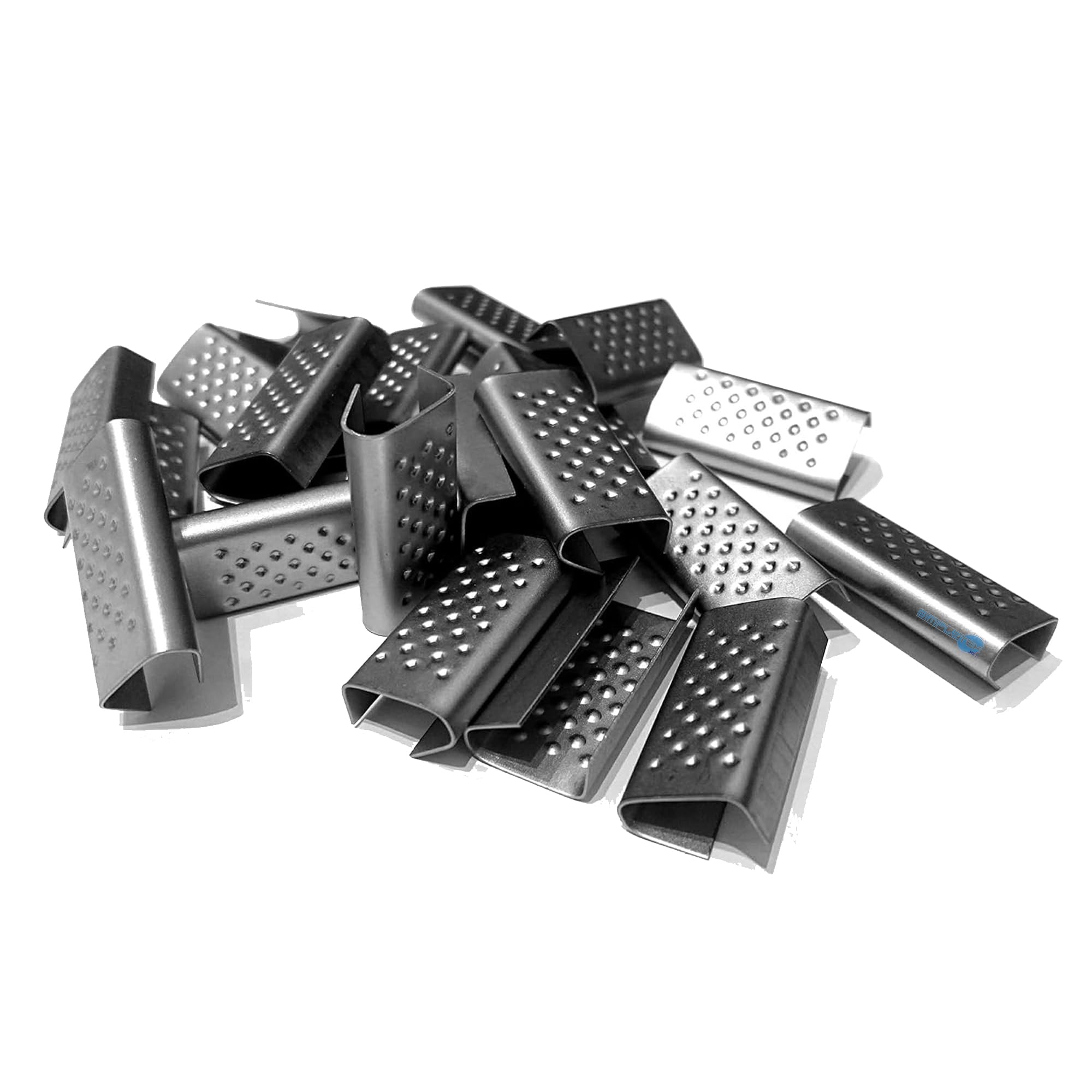 SIMPLETEK - 2000 x Sigilli per Reggetta PP Reggiatrice Manuale Bancale Pallet Reggiatrici Reggie | Dimensione s/pp 16 (2000 pezzi)