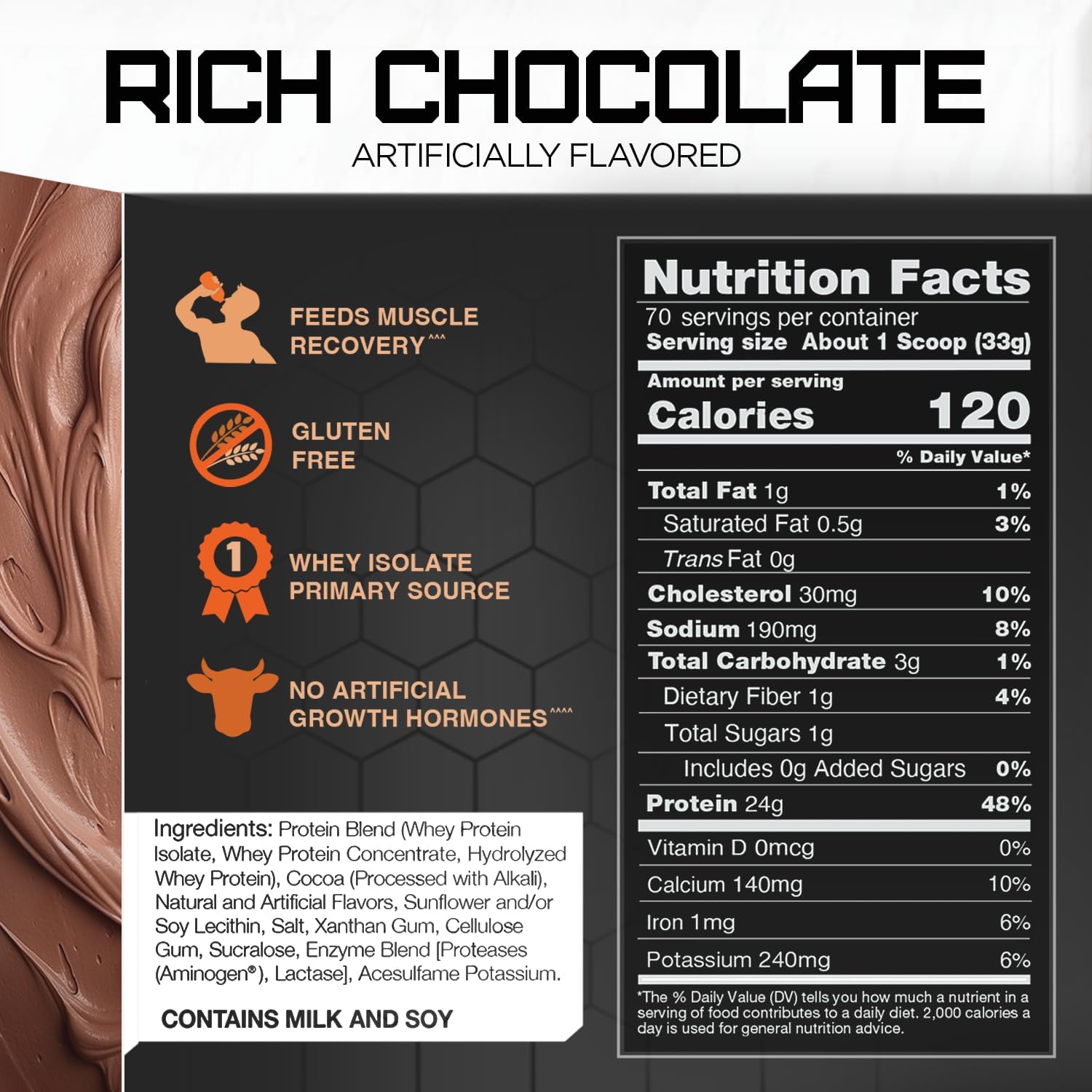 Choco Choco Rival RIVAL NUTRITION Rival Whey Rico Chocolate 2,3 kg | Frete Grátis ...