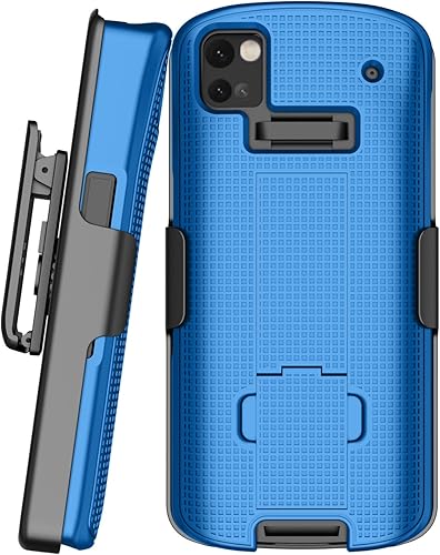 Miniatura 8 de Funda con clip para escáner de computadora móvil Zebra TC53 TC58, cubierta rígida delgada con soporte y rotacióntrinquete Combo de funda de cadera