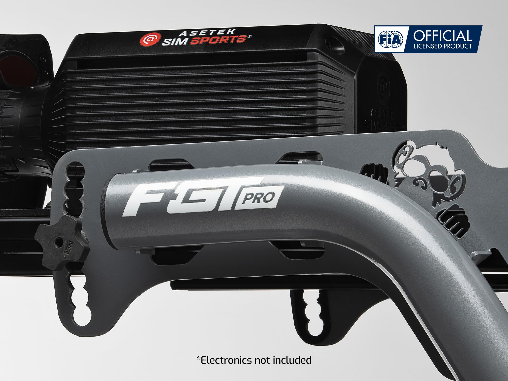 Next Level Racing F-GT Pro Formula and GT Racing Simulator Cockpit- Grey Edition (NLR-R002)