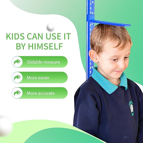 Miniatura 4 de Medición de altura para pared, barra de medición de altura para niños y adultos, barra de tabla de crecimiento extraíble 3D, regla de empalme