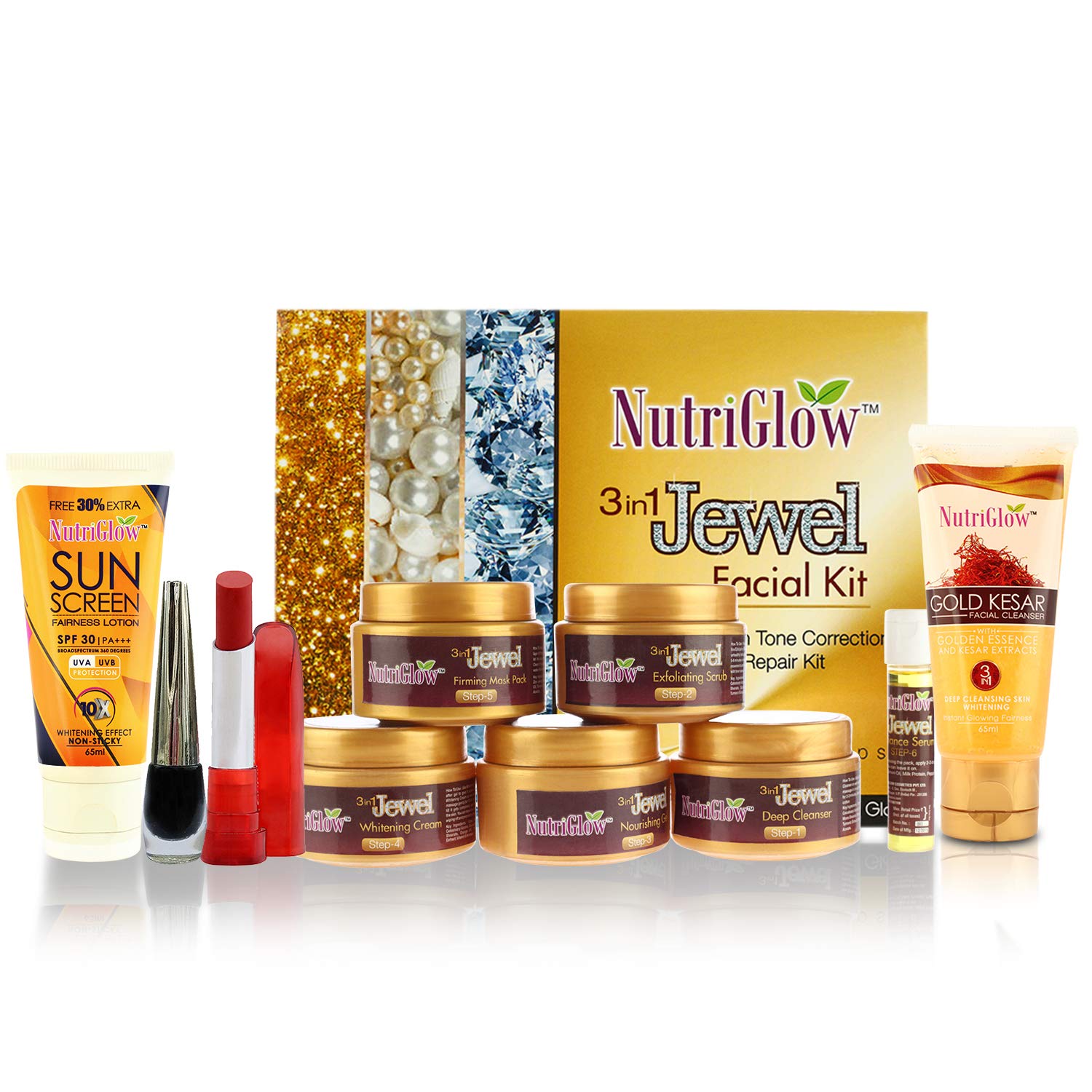 gold kesar facial kit
