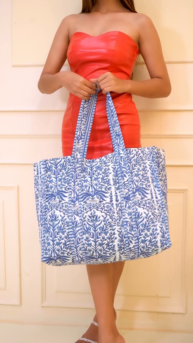 Bolso ligero de algodón para mujer Marubhumi miniatura 7