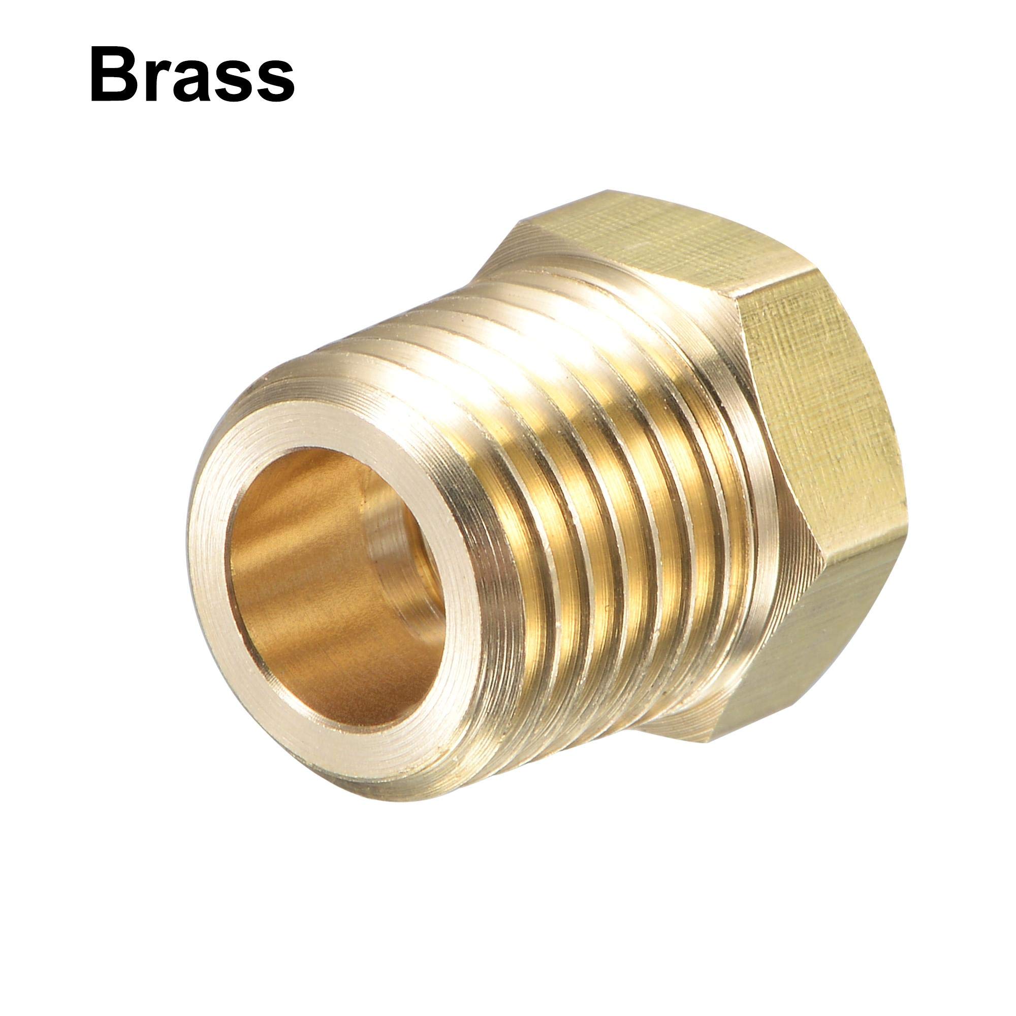Messing-Rohrstopfen-Set, 10 Stück – 1/8" Bis 3/4" NPT, Für Luft, Wasser & Öl