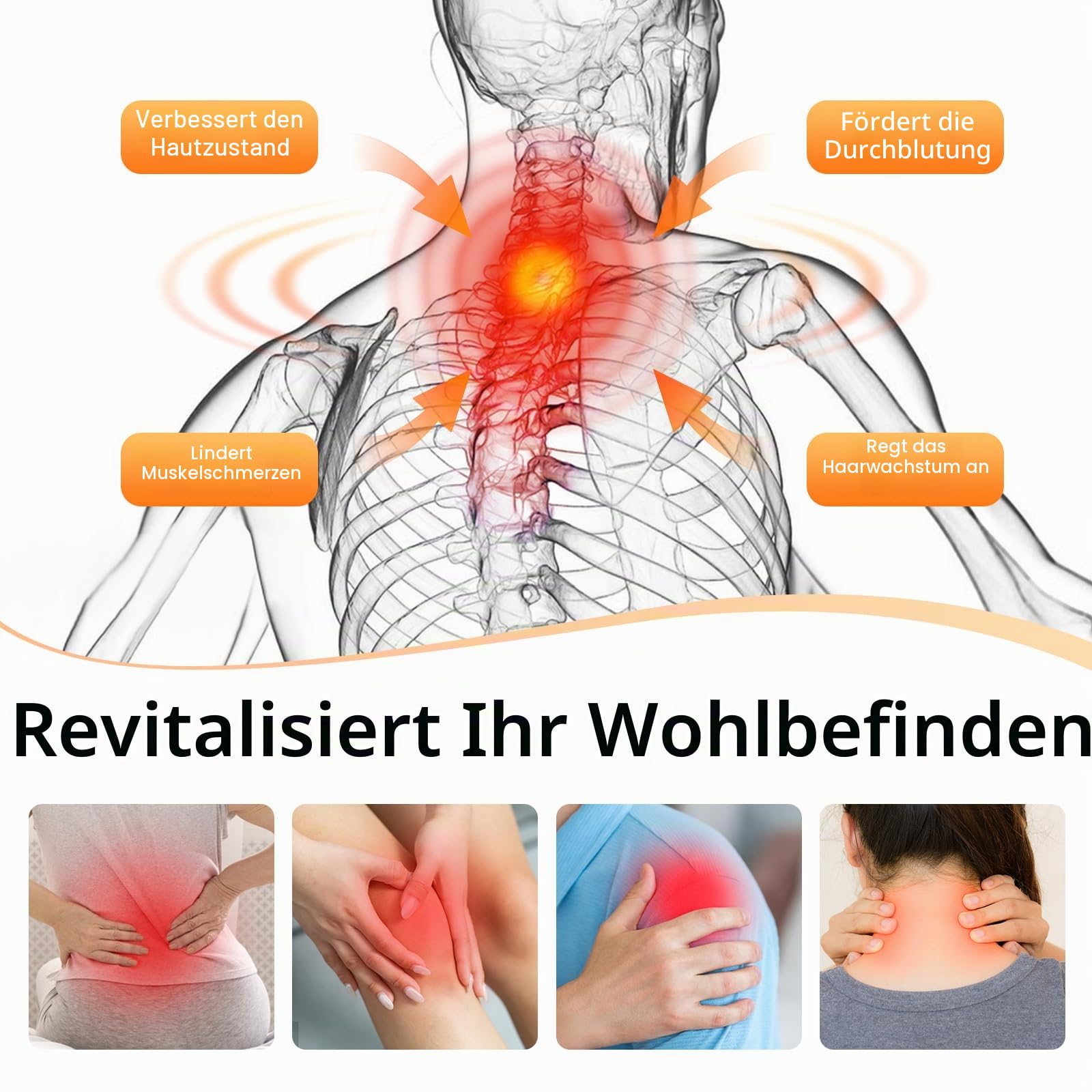 MINRS 275W Rotlichtlampe Wärmelampe Infrarotlampe mit Timer, 360° schwenkbar mit 5 Allrichtungsrollen, temperatur einstellbar von 8 bis 70°C für Wärmetherapie