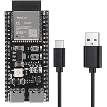 ESP32 S3 Dual Type-C Development Board ESP32-S3-DevKit Core Board WiFi+Bluetooth Internet of Things ESP32-S3-1-N16R8 N16R8 ESP32 S3 Development Board with Type-C Cable Set