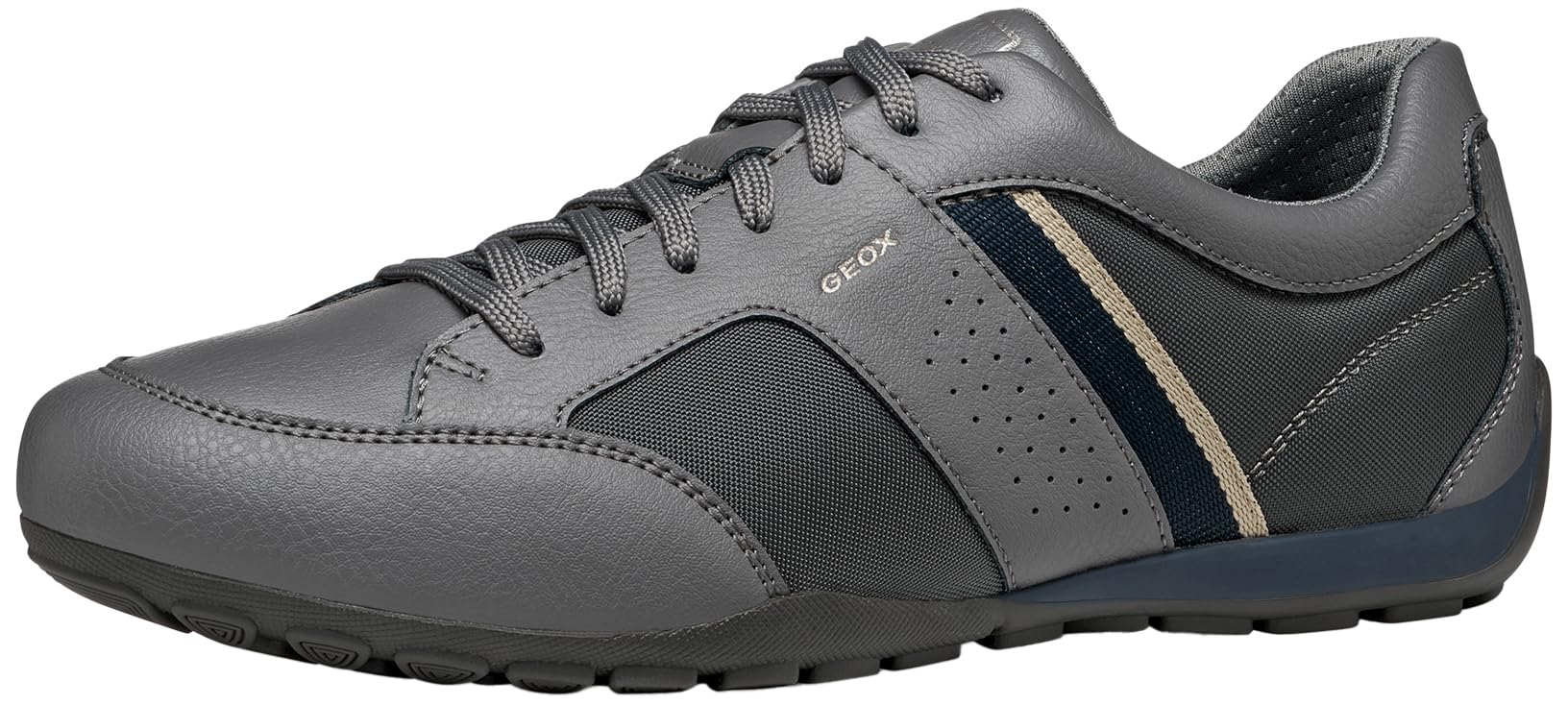 Geox Men U Ravex A Sneaker, Darkgray, 6 UK