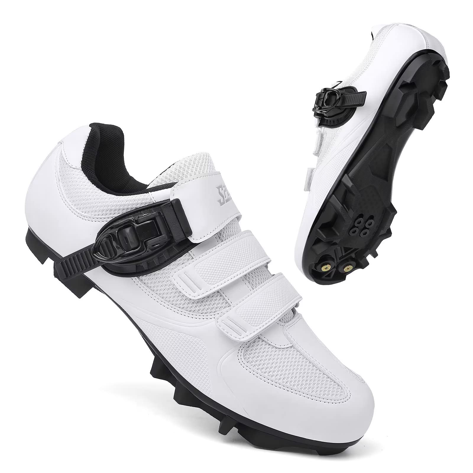 Zapatillas de Ciclismo MTB para Hombres Mujer Zapatillas Ciclismo Carretera Zapatillas de Bicicleta Antideslizantes Respirables Zapatillas de Ciclismo Montaña