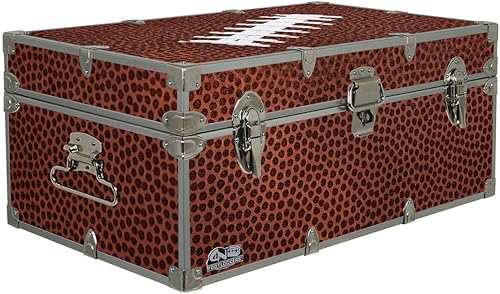 C&N Footlockers Baúl de diseño Tronco de almacenamiento temático deportivo disponible en 15 diferentes temas 32 x 18 x 13.5 pulgadas