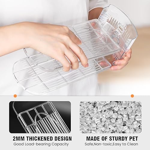 Miniatura 3 de TOPNEW Organizador de ranuras para zapatos para armario, paquete de 12 unidades, apilador de zapatos de nivel ajustable, organización de