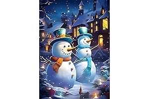 SENQAO Snowman Diamond Painting Kits for Adults