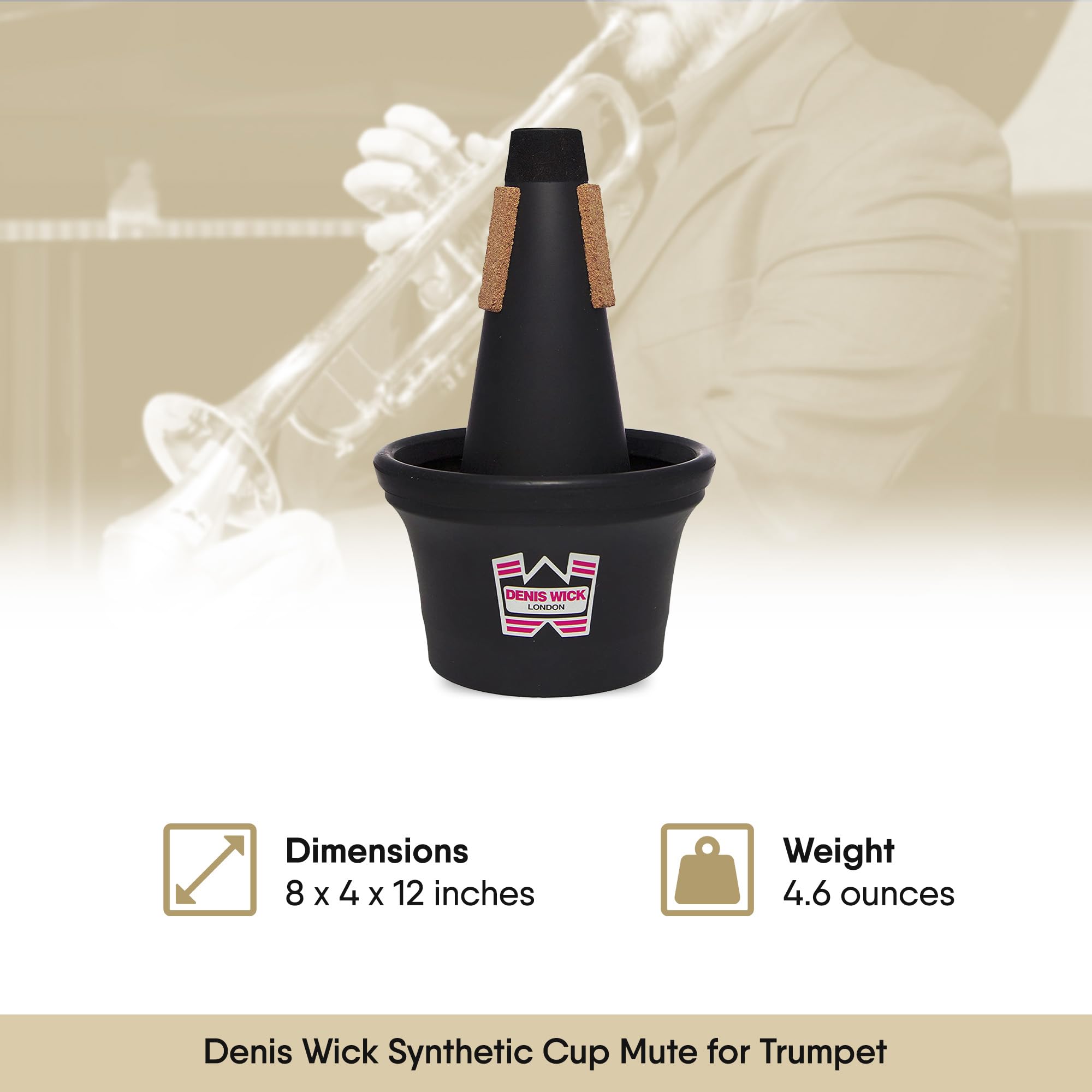 Denis Wick DW5575 Sourdine pour trompette synthétique