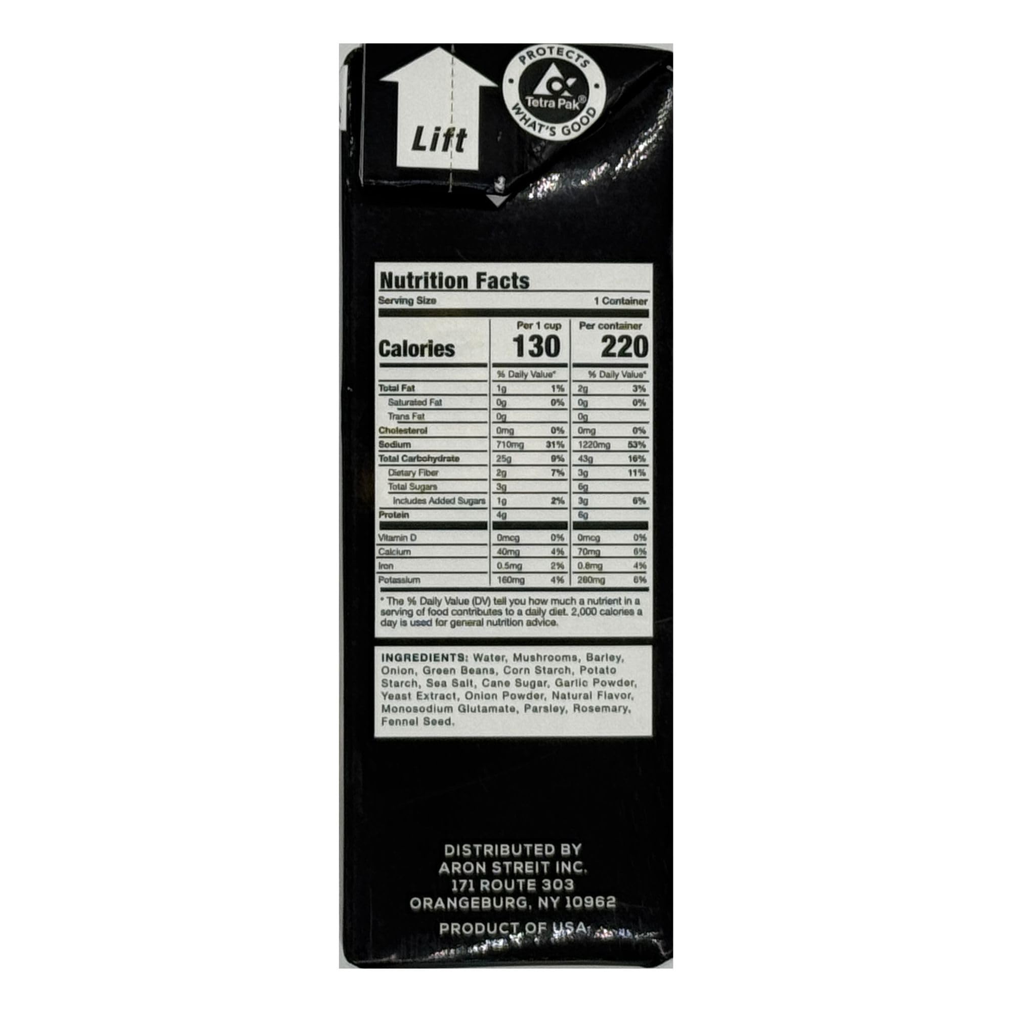 Streits Mushroom Barley Soup - Ready to Serve, Hearty Mushroom Soup, Kosher Certified, No MSG or Hydrogenated Oils, Vegan, Family Owned (15oz, Pack of 3)