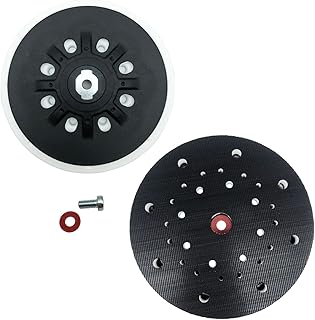 6 Inch Sander Pads,17 Hole Sanding Hook and Loop Discs, Replacement Sanding Pad Compatible with Grinder ETS EC 150/3 EQ,150/5 EQ Grinder