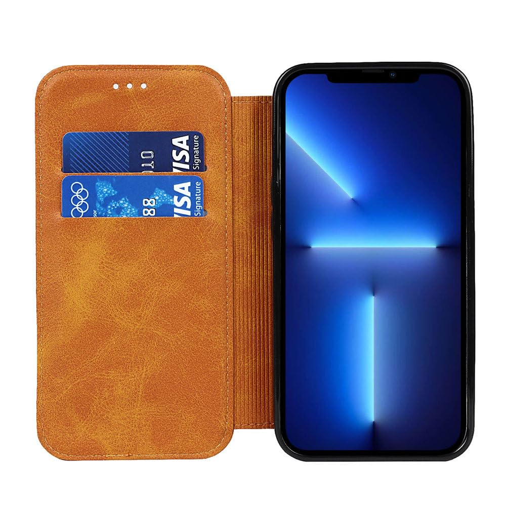 Skórzane etui na telefon komórkowy z klapką i miękkim brzegiem, odpowiednie do iPhone'a 11 12 13 14 15 16 Pro Max 14 15 16 Plus, odporne na wstrząsy, czerwone, do iPhone'a 13 Pro