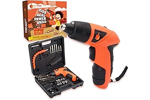 JoyTown Kids Real Power Drill Set – Electric Tool Kit