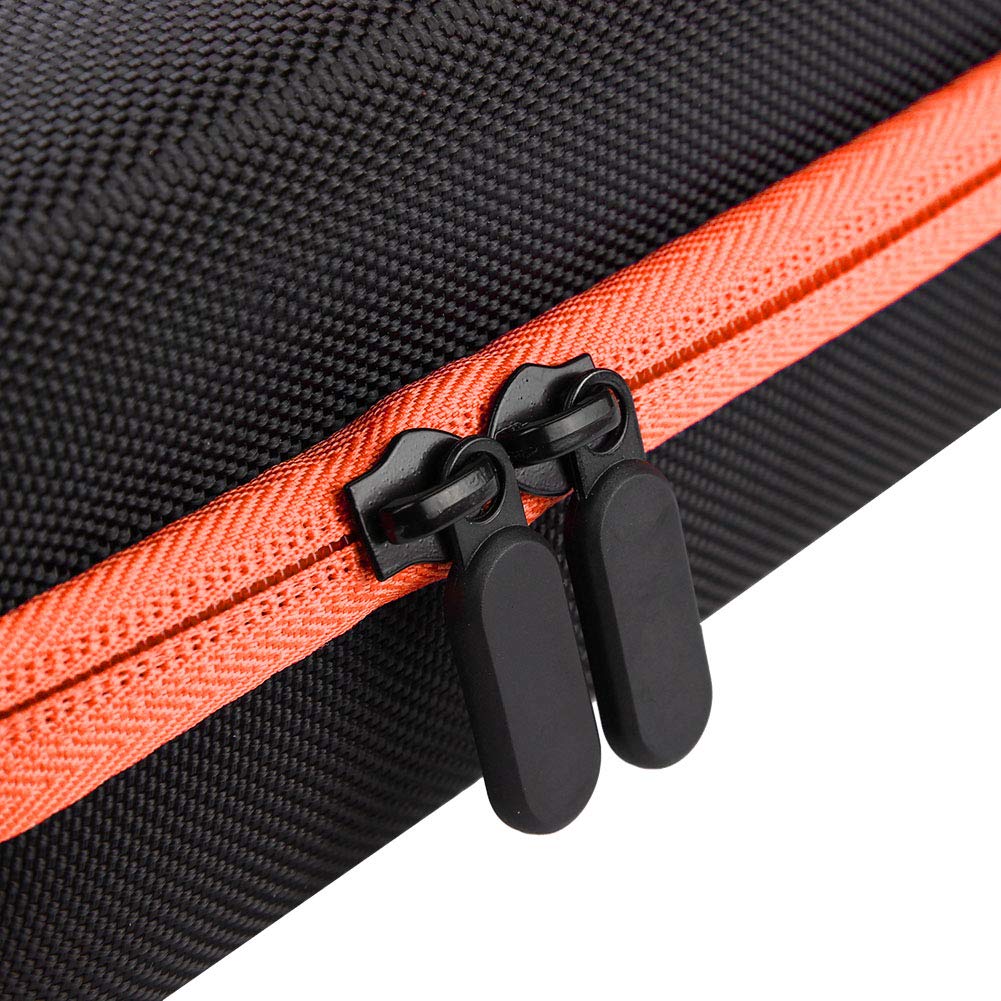 60 Compartiments Boîte Huile Essentielle, Sac de Rangement d'Huile Essentielle en EVA Imperméable Portable Étui de Transport d'Huile Essentielle pour 5ml 10ml 15ml 31x22,5x7,7cm (Orange)
