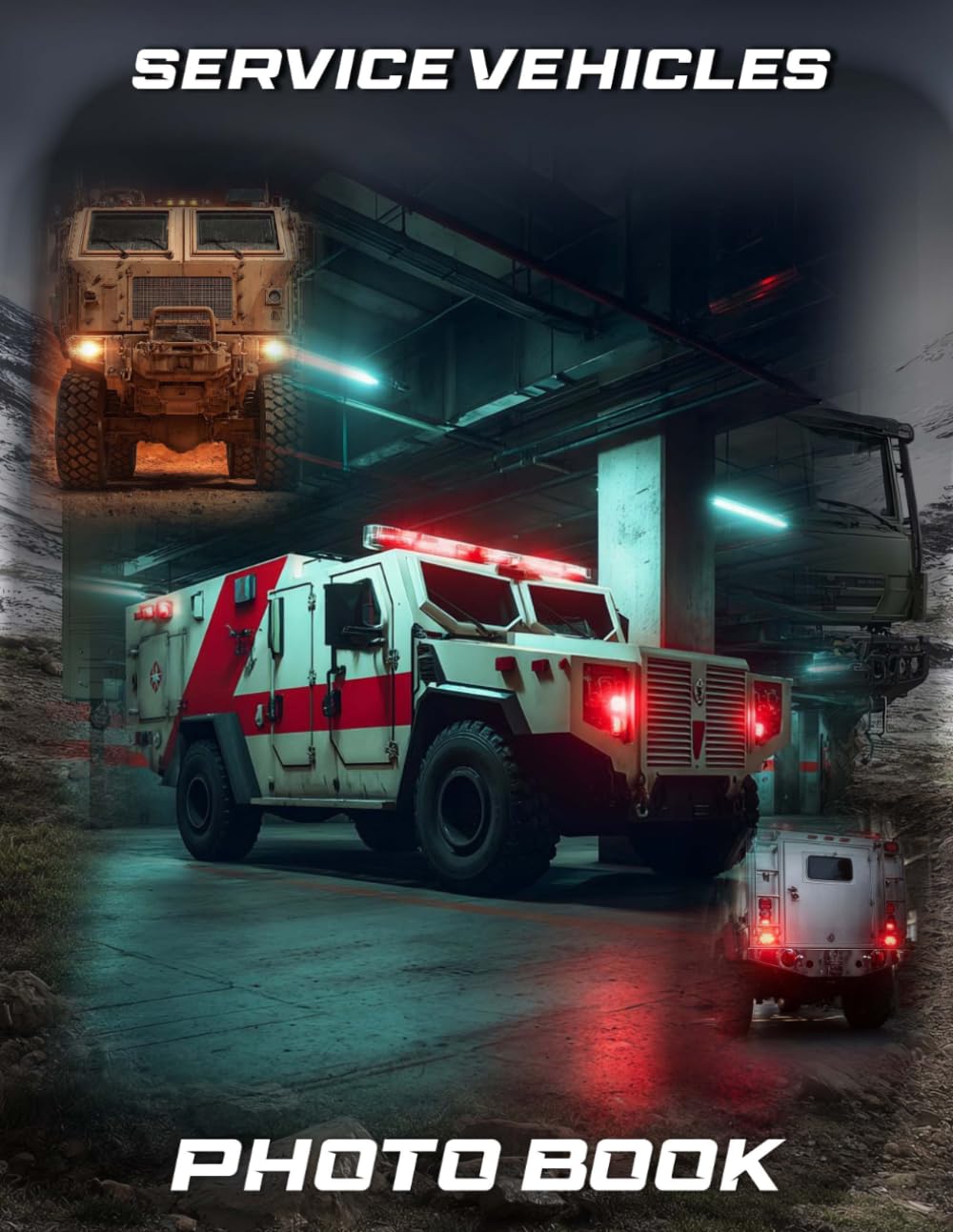 Service Vehicles Photography Book: Emergency Response Vehicle Photo Collection For Responder Enthusiasts | 40 Professional Service Images