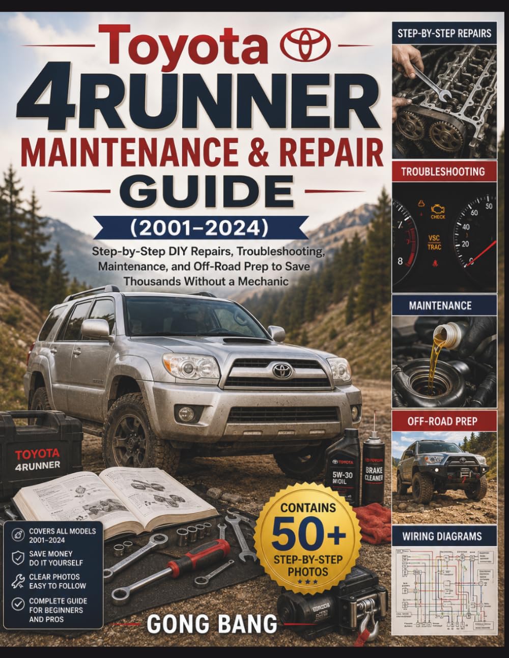 Toyota 4Runner Maintenance & Repair Guide (2001–2024): Step-by-Step DIY Repairs, Troubleshooting, Maintenance, and Off-Road Prep to Save Thousands Without a Mechanic