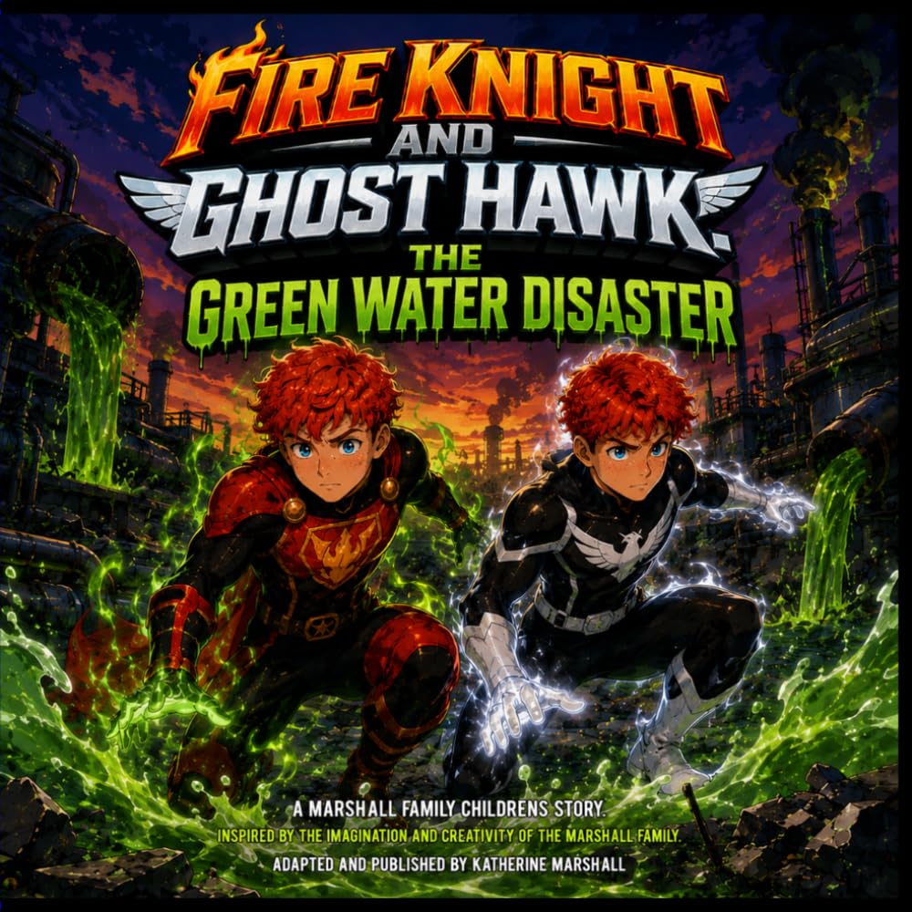 Fire Knight and Ghost Hawk: The Green Water Disaster: 3 (Marshall Family Children's Stories)