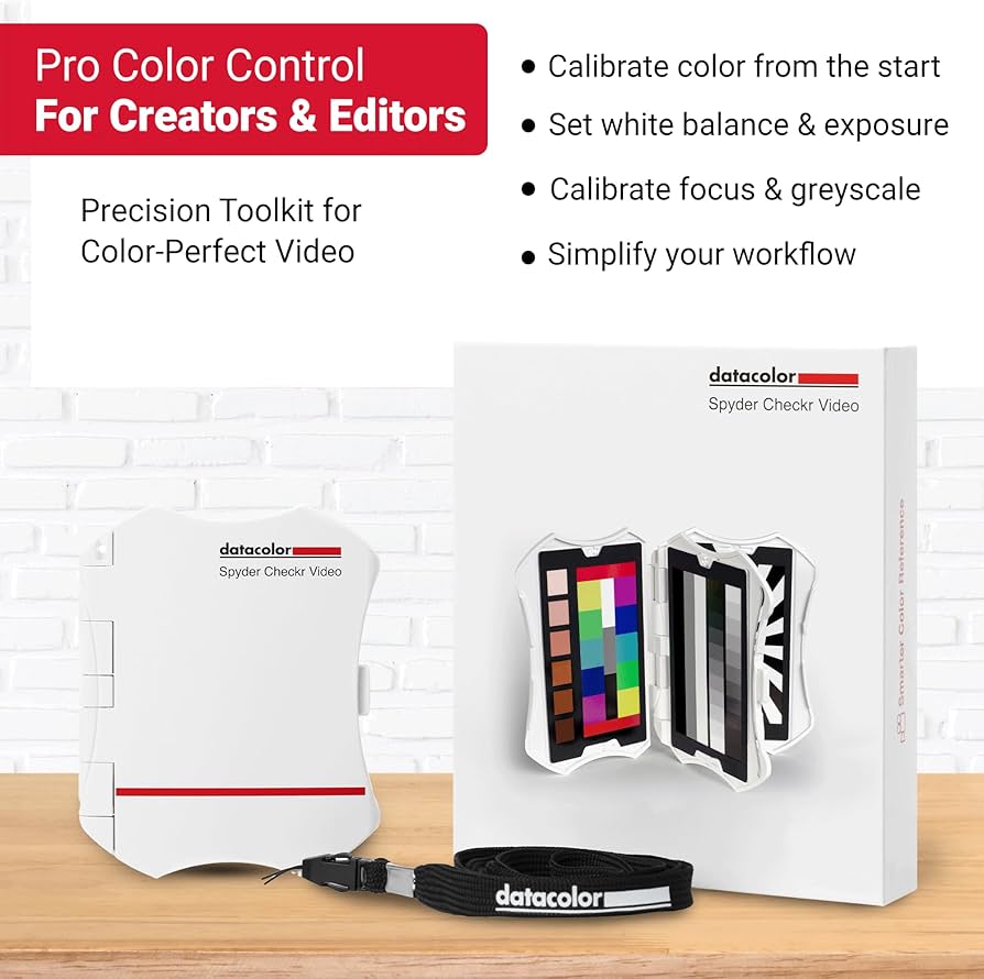 Amazon.com : Datacolor Spyder Checkr Video – Video Color Tool with