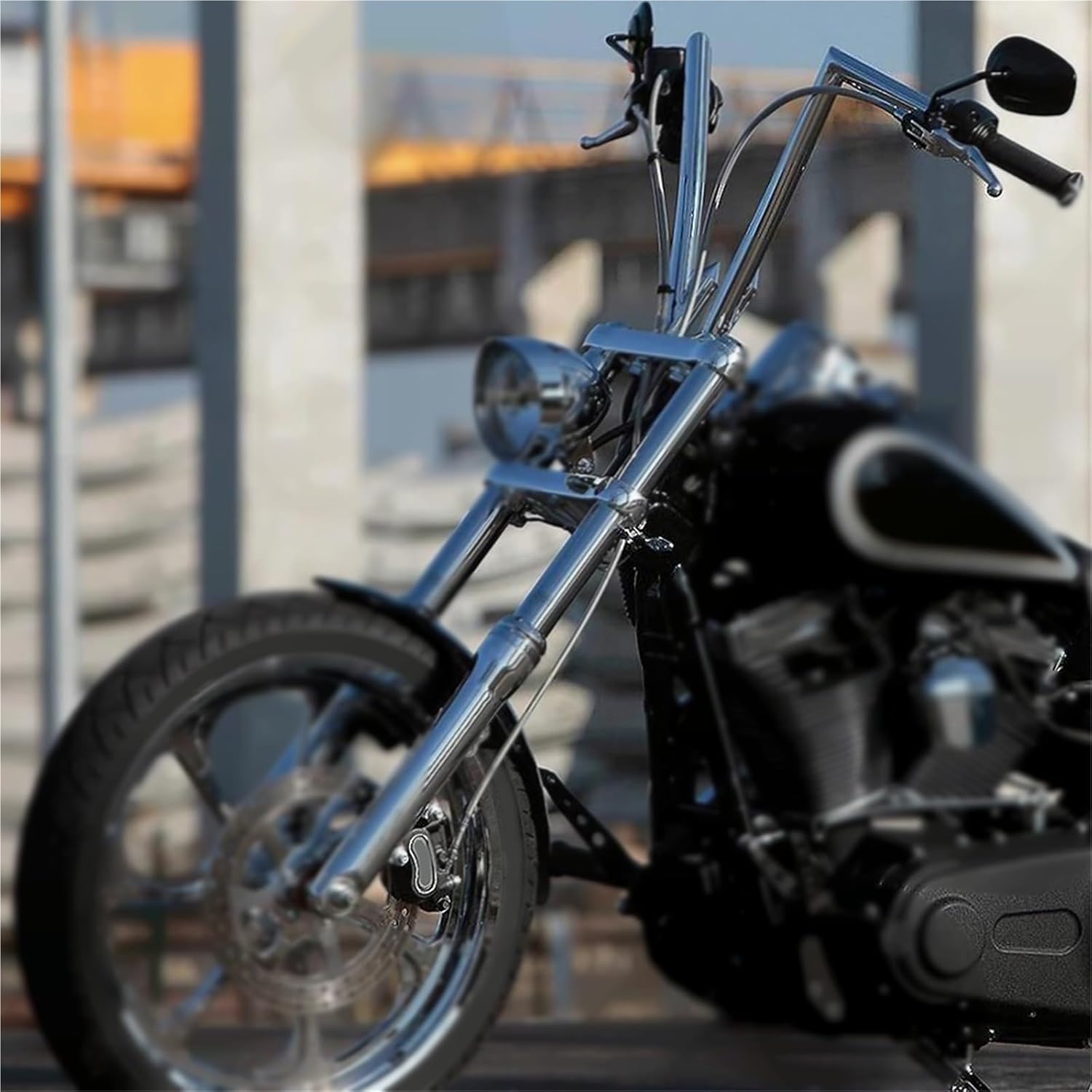 Motorcycle Brake Clutch Line 123Cm/128Cm Front Hydraulic Brake Hose Line Oil Pipe For Harley For Dyna Street Bob Fxdb 2007-2017 Softail Night Train Fxstb 2000-2015