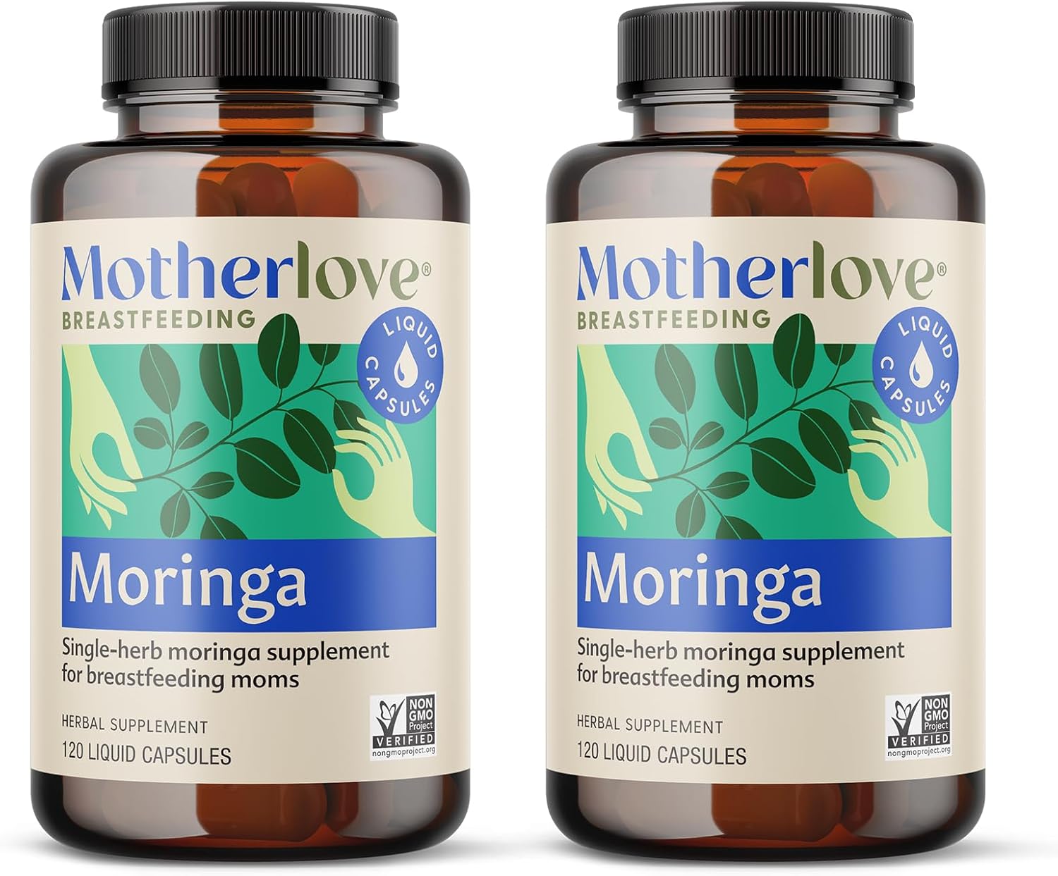 Motherlove Moringa (240 Capsule Value Size) Lactation Supplement to Support Breast Milk SupplyNon-GMO, Organic Herbs, Vegan, Kosher