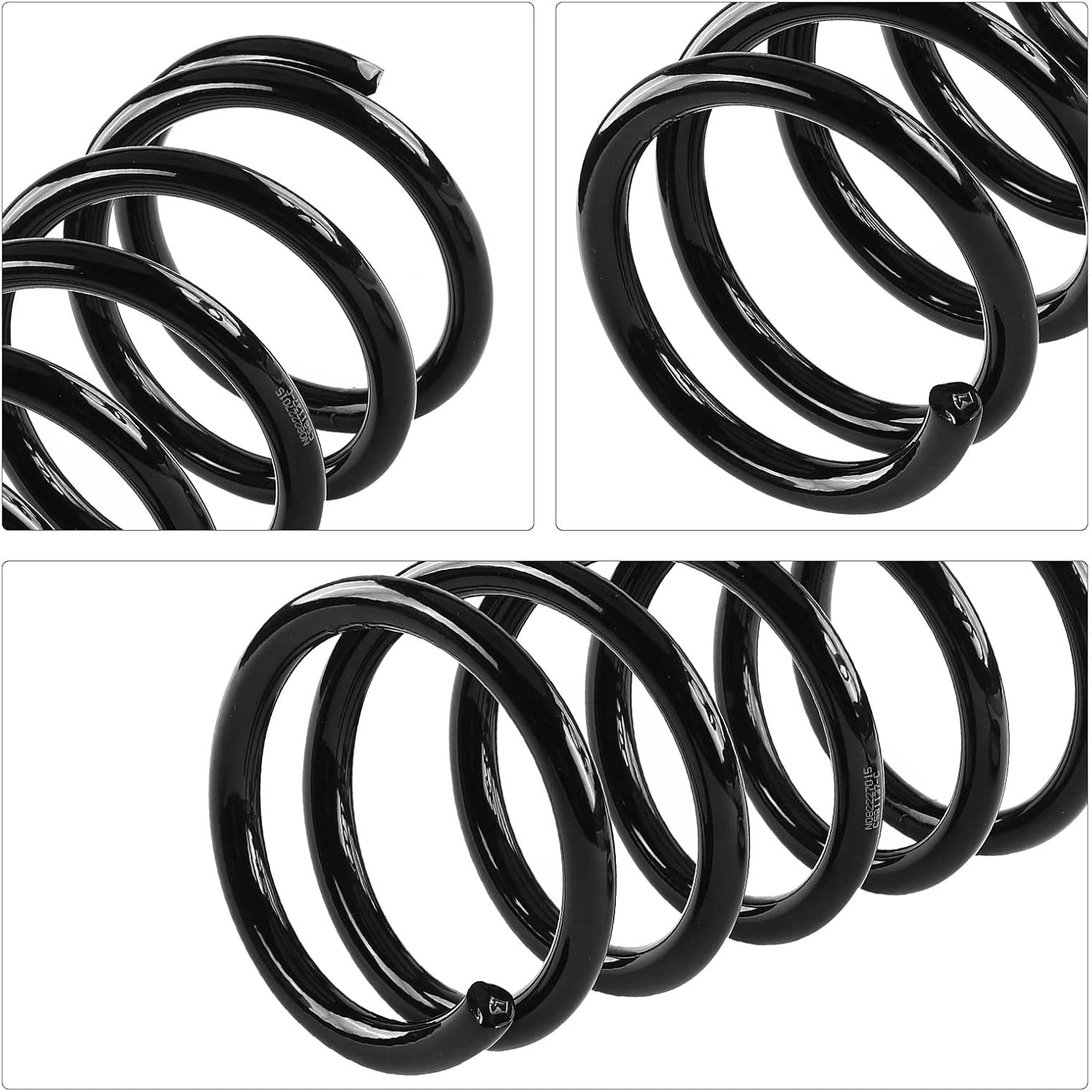 A-Premium 2Pcs Rear Suspension Coil Spring Set Compatible with Toyota RAV4 1996 1997 1998 1999 2000, AWD, Replace# 4823142021, 4823142030