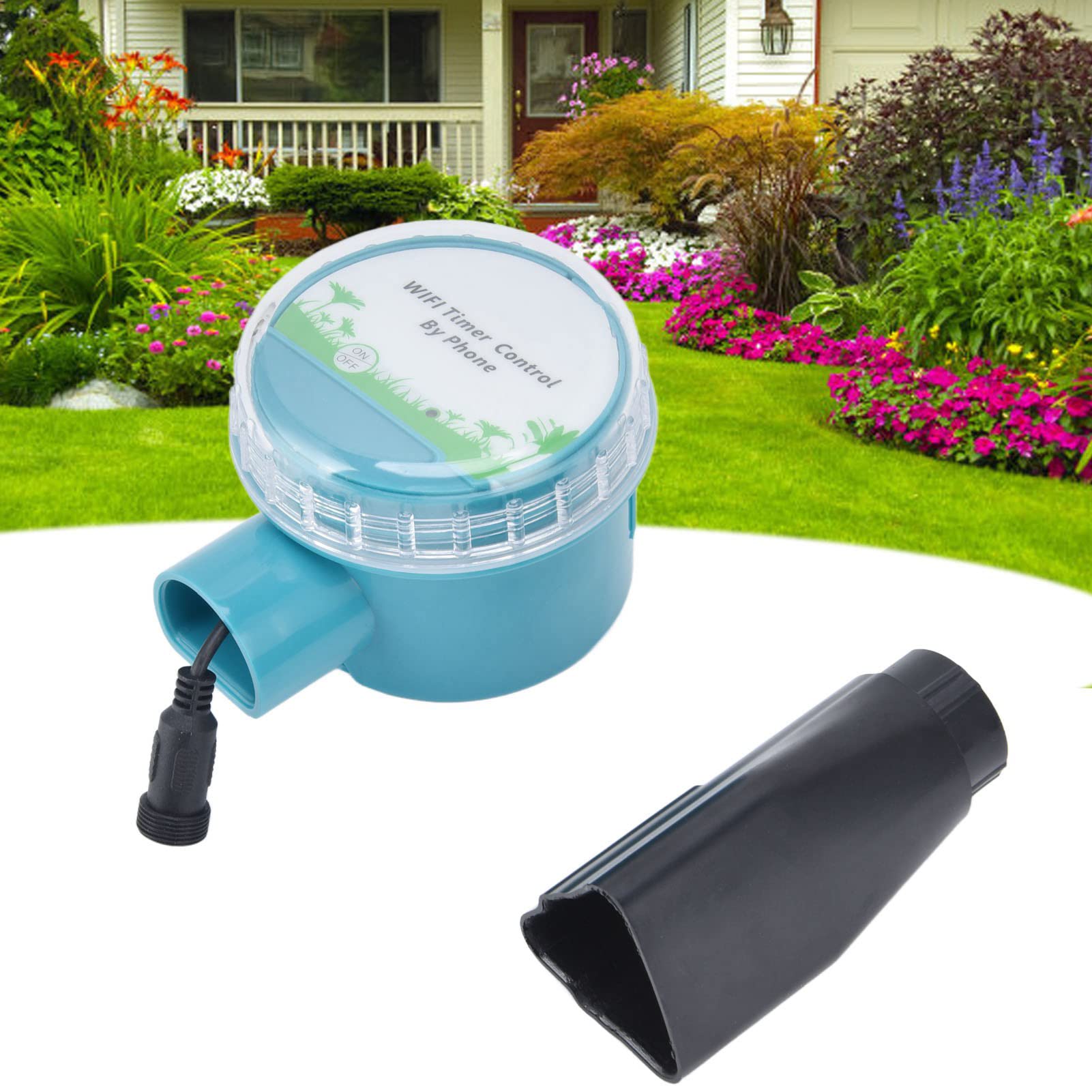 Inteligentny system nawadniania Bluetooth Timer Zdalne sterowanie Timer wody do trawnika ogrodowego Automatyczny kontroler nawadniania Materiał ABS 10,5x8,5x6,5cm