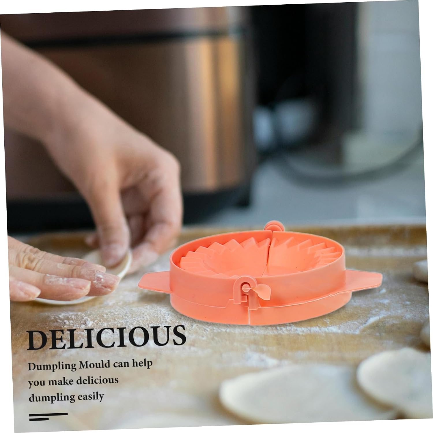 3pcs Dumpling Maker Molds Plastic Dough Press for Pastries