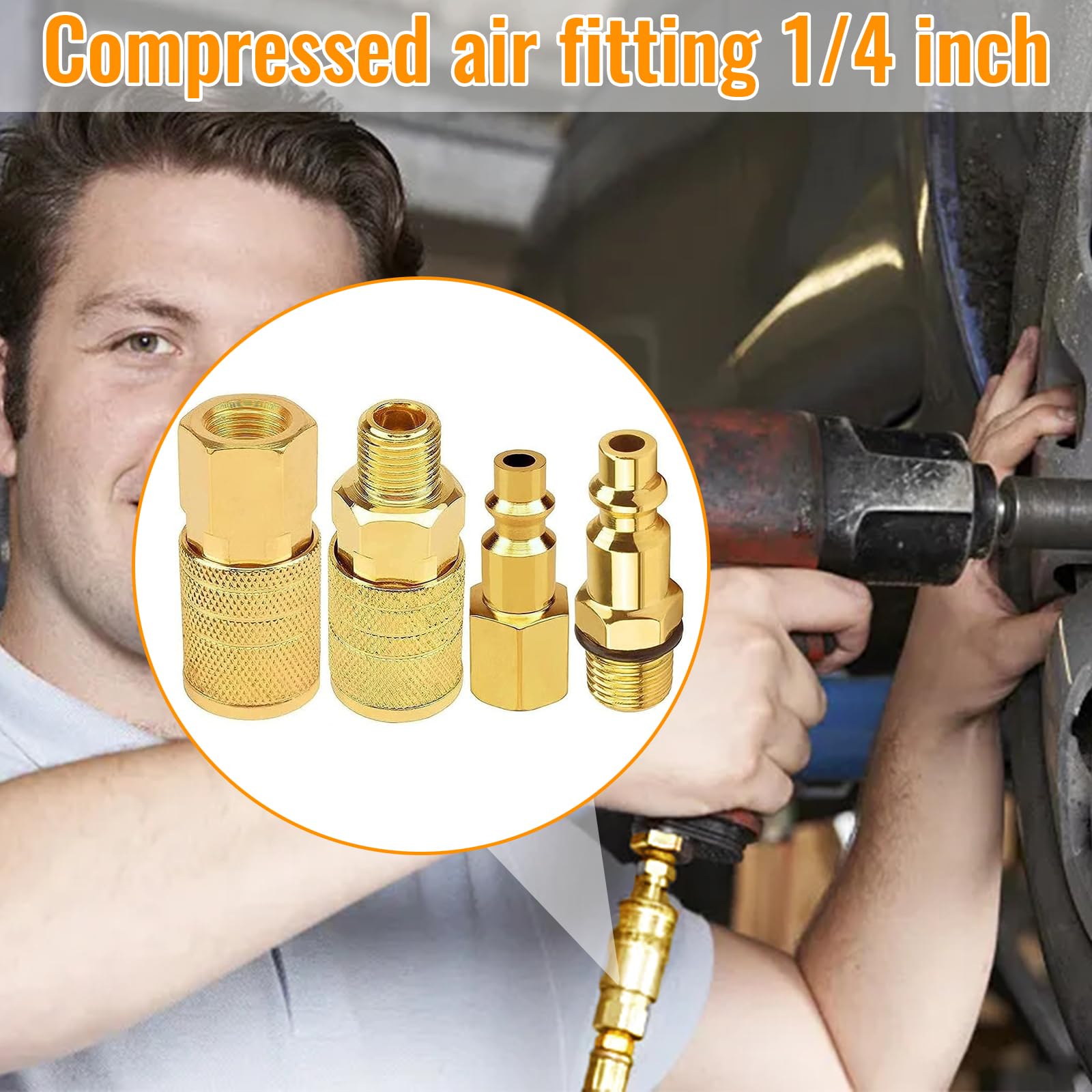 Avvolgitubo Aria Compressa SuperHandy - 3/8" X 15 M, Tubo Ibrido Polimerico 300 PSI, Per Interno Ed Esterno