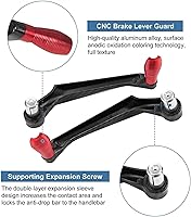 Vista 5 de Protector de palanca de motocicleta para Yamaha XT660 XT660X XT660R 2004-2017, manetas de embrague de freno, protector con logotipo de 7/8 pulgadas