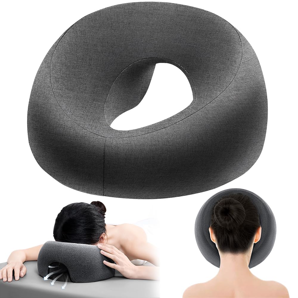 Face Down Pillow Massage Prone for Bed Sleeping,Massage Headrest Face for Bed,Stomach Sleeping, Prone Sleepers, ,BBL Pillow After Surgery Post-Eye Surgery Recovery and Sunbathing Enthusiasts