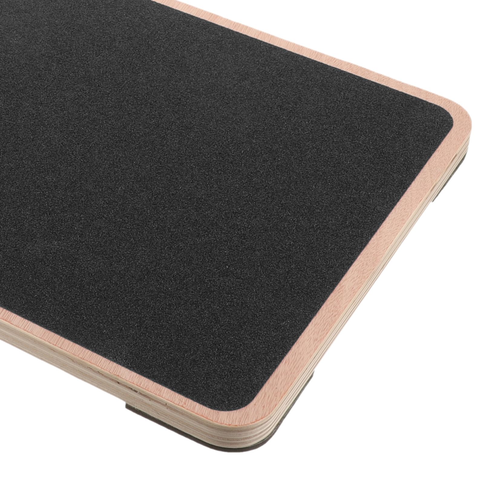 TOYANDONA Tavola di Equilibrio in Legno Quadrata Nera per Adulti, Allenamento Coordinazione e Fitness Stabilità Superiore, per Esercizi di Yoga e Training