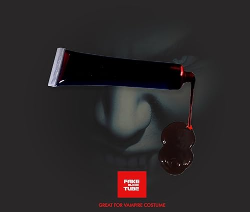 Miniatura 2 de Maquillaje de disfraz de aspecto realista Sangre ZombieVampire Tube Blood 1 oz.