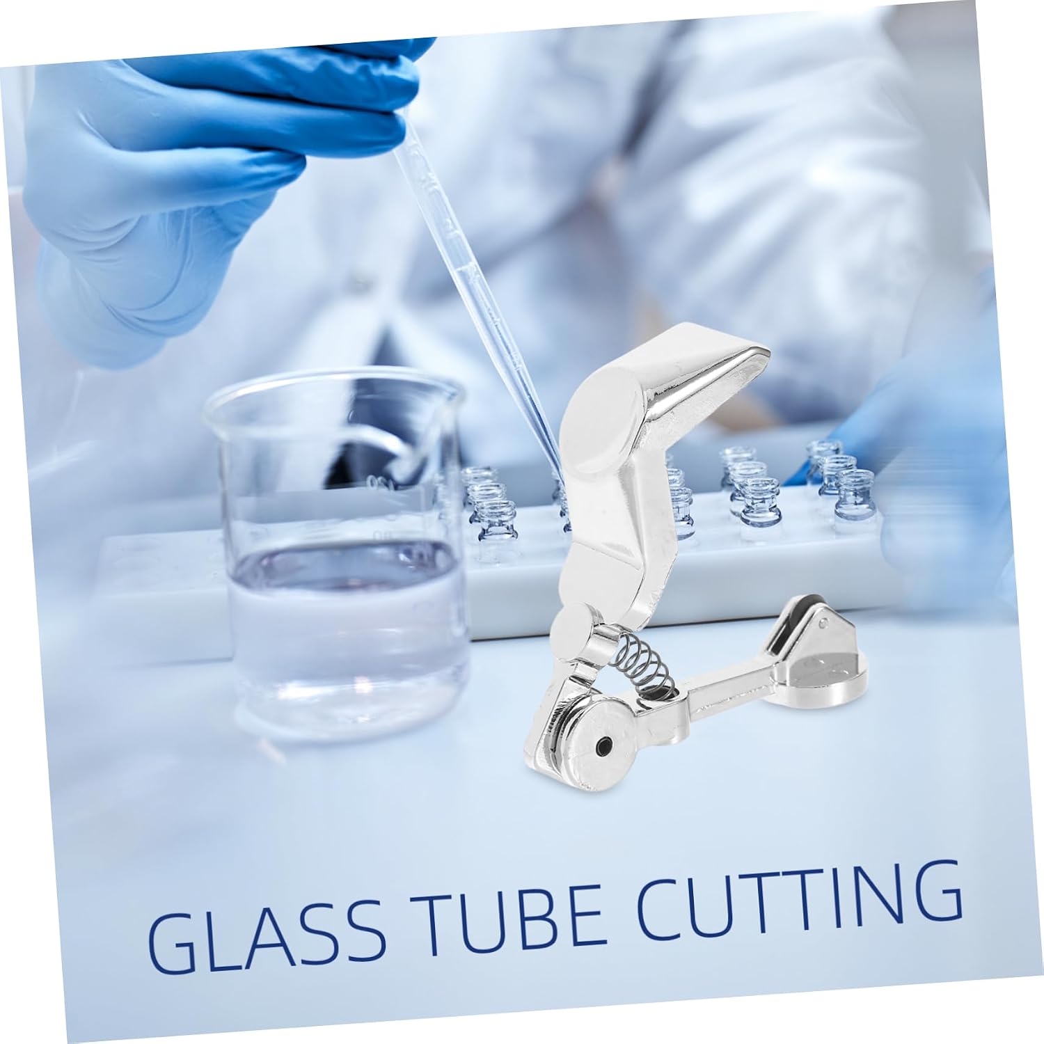 Cabilock Hand Tools for Cutting Glass Tube Portable Lightweight Zinc Alloy Tube Cutter Glass Cutting