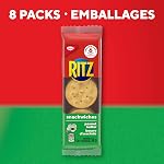 RITZ Peanut Butter Cracker Snackwiches, Filling Made With Real Peanut Butter, 312 g (Pack of 24)