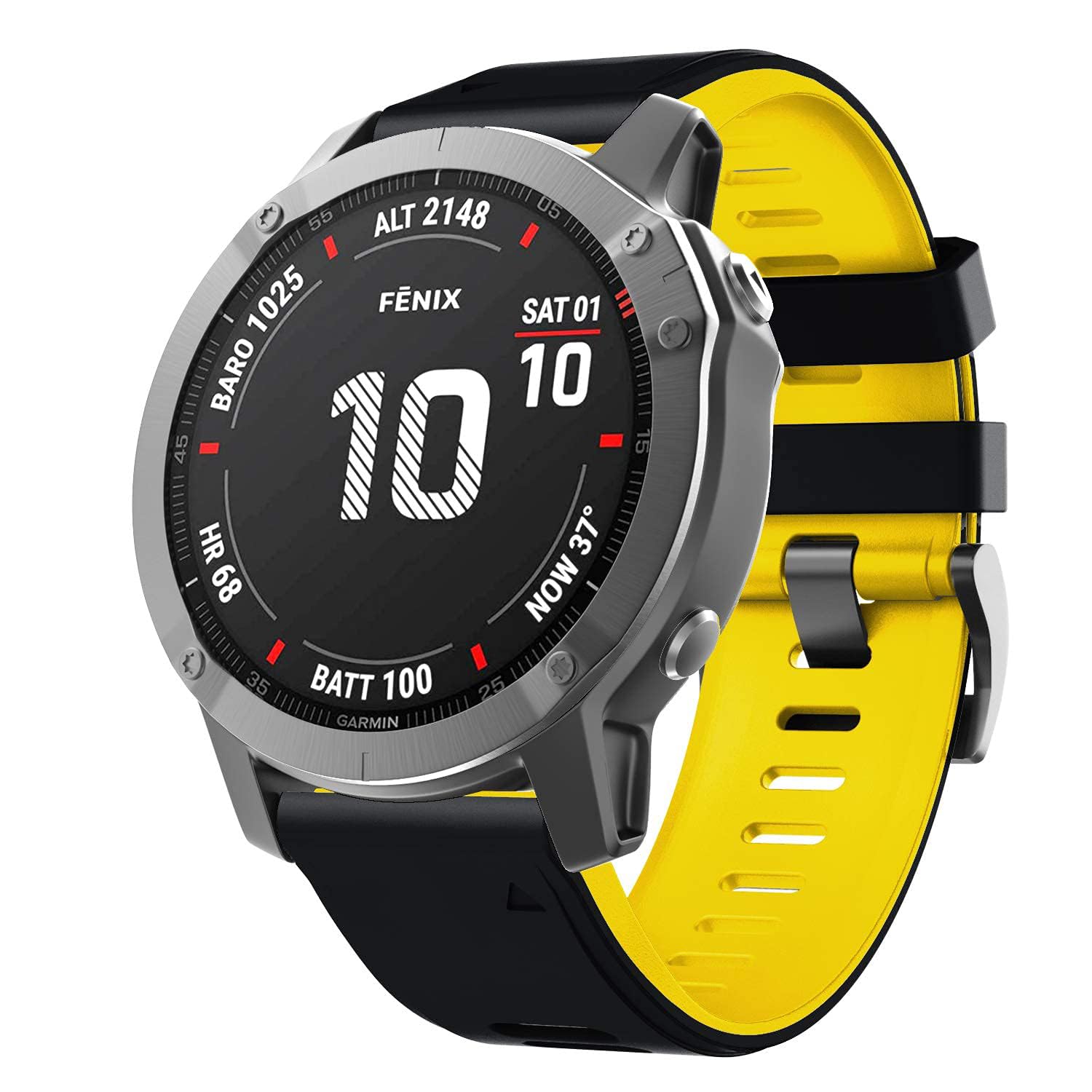 NotoCity Pasek do Garmin Fenix 6x Pro/7x, wymienny pasek 26 mm do Garmin Fenix 5x/6x/5x Plus/7x Pro/Fenix 3/HR, Descent MK1, Quatix 7X, Enduro/2, Epix Pro 51mm
