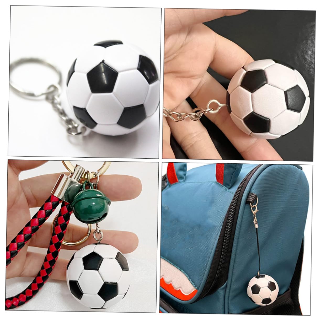 UPKOCH Portachiavi Da Calcio Portachiavi Da Calcio Ma Portachiavi All'Ingrosso Per Feste Di Compleanno A Tema Calcio Mini Anelli Sportivi Da Calcio Portachiavi Da Calcio Per